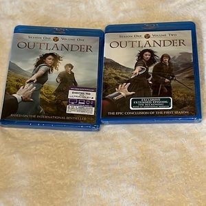 NWT Stars Outlander Series Season 1 Volumes 1 and 2 Blu-ray